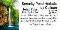 Joint and Chronic Pain Relief Herbal Tea Remedy
